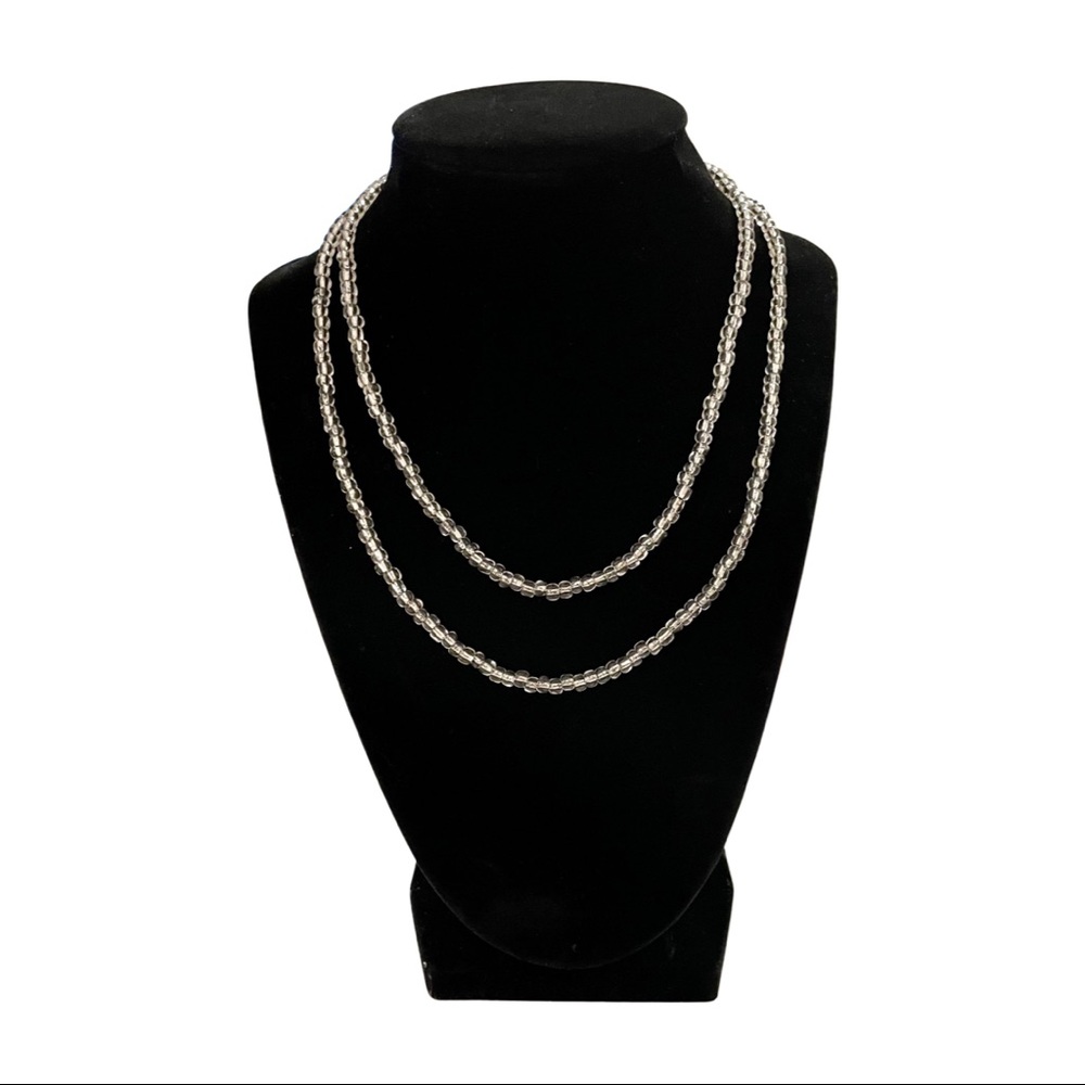 Saturday Night Swarovski and Crystal Double Strand Necklace